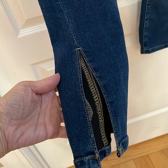 We The Free Ankle Side Splits Skinny Jeans Size 28 - Picture 3 of 5